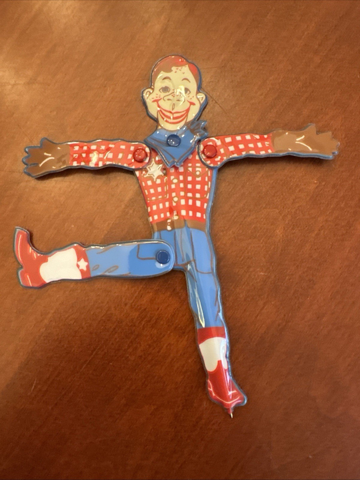 Howdy Doody Puppet Pen Movable Hands Head Legs 1988 NBC Vintage Western Cowboy