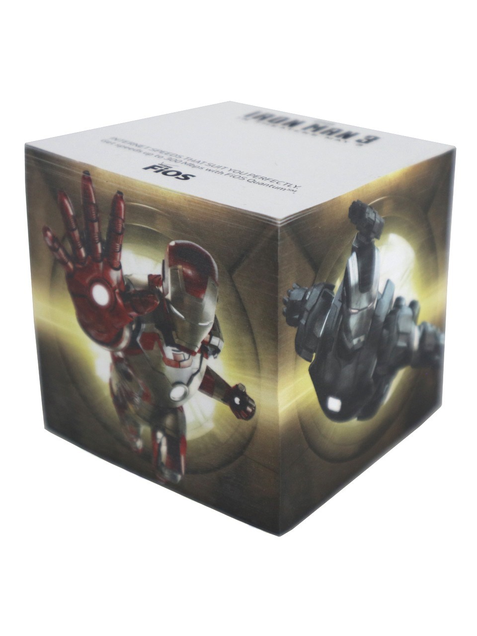 Marvel Iron Man 3 Promotional Post It Notes Block 100 Sheets Verizon Fios