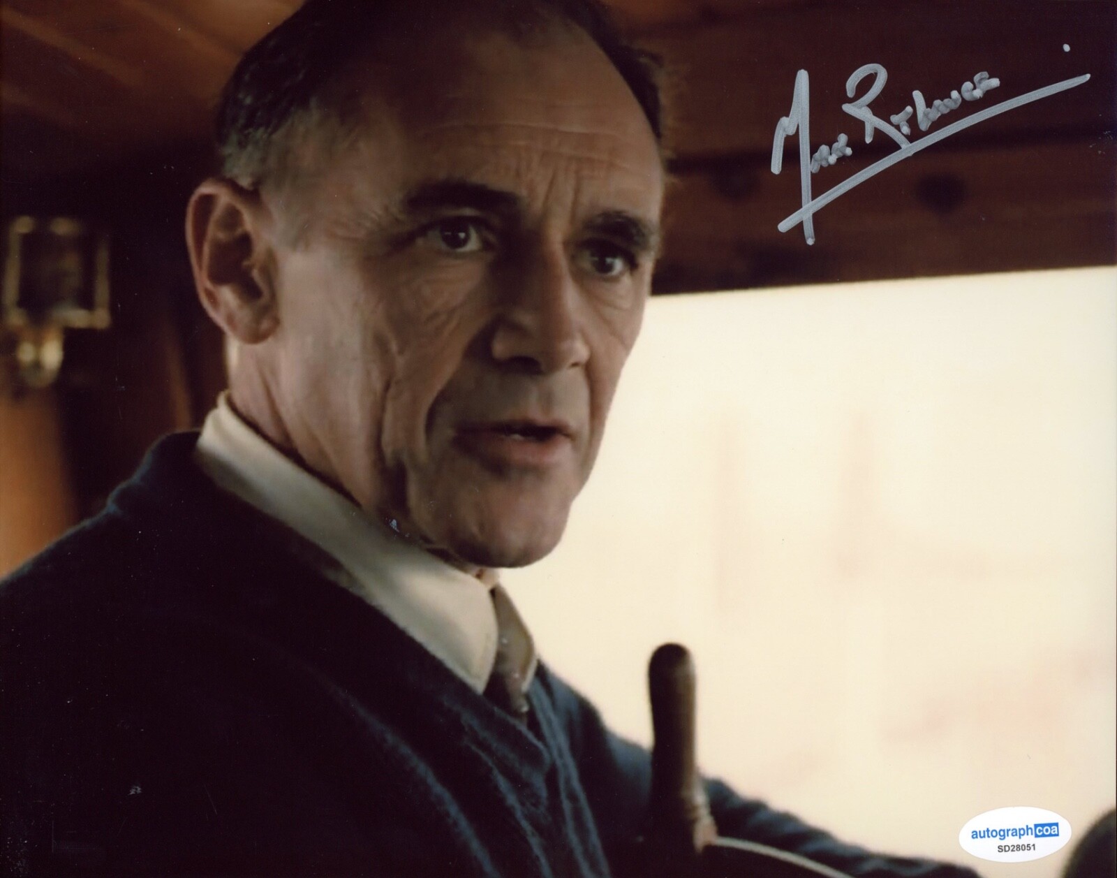 Mark Rylance signed photo 8×10 ACOA autographed Dunkirk