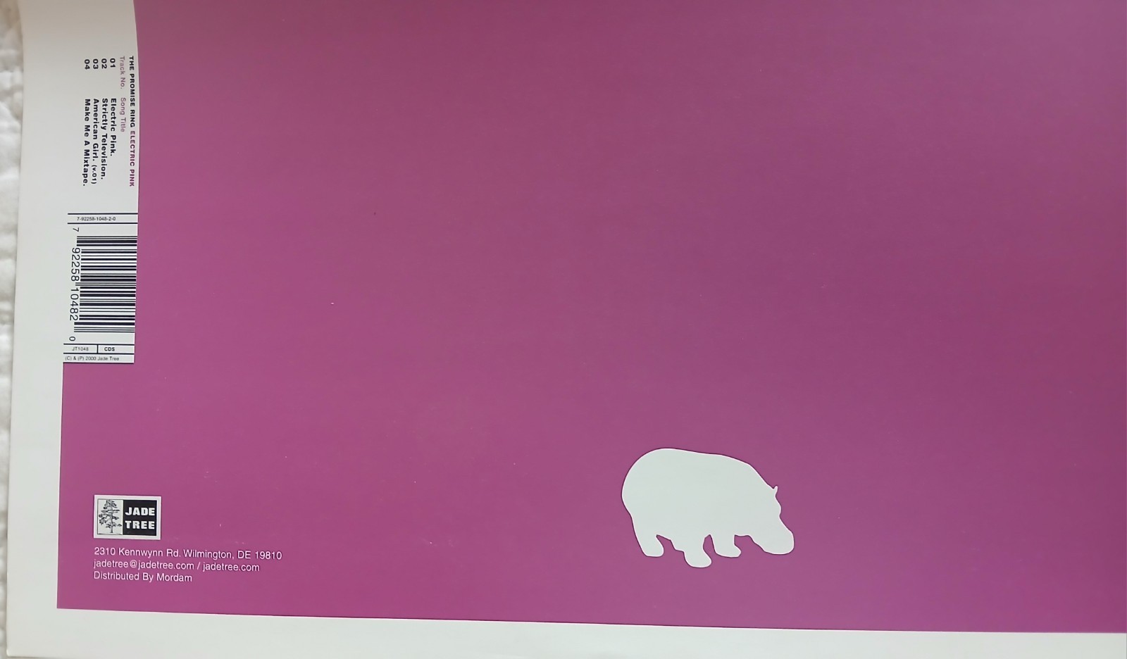 The Promise Ring “Electric Pink” Promo Poster