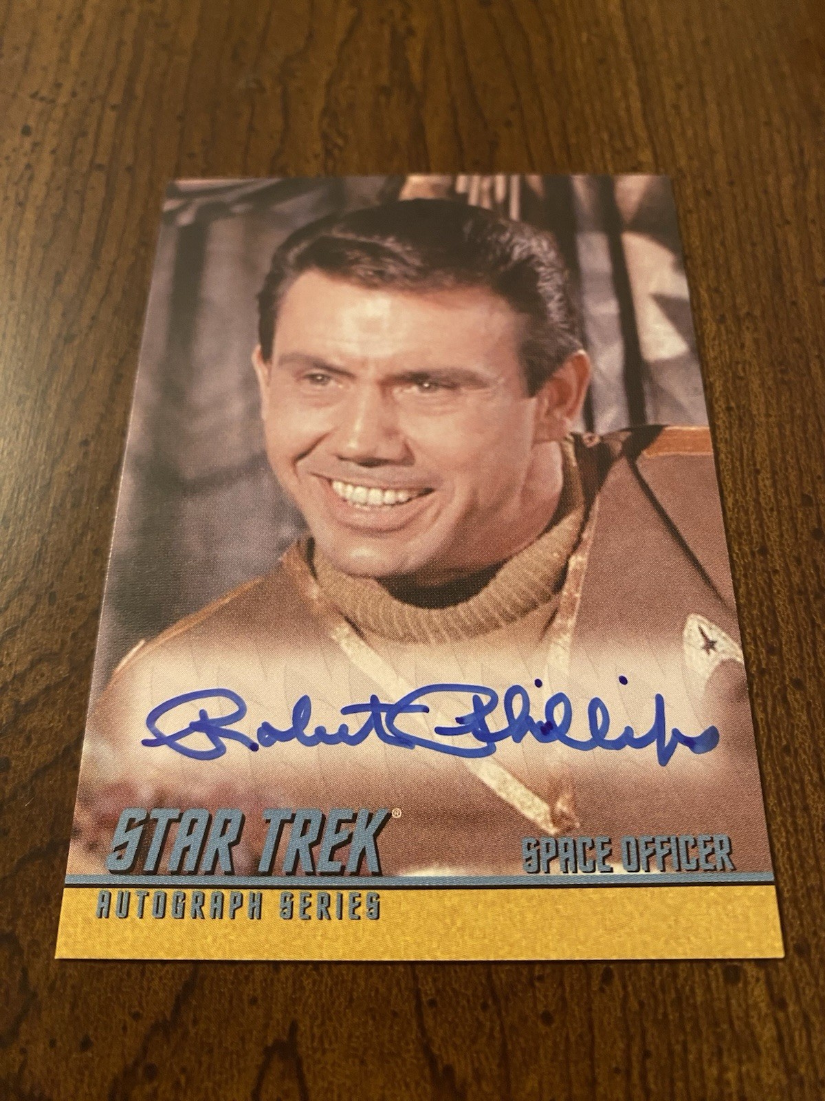 Robert Phillips Signed Autographed Star Trek Trading Card Rittenhouse
