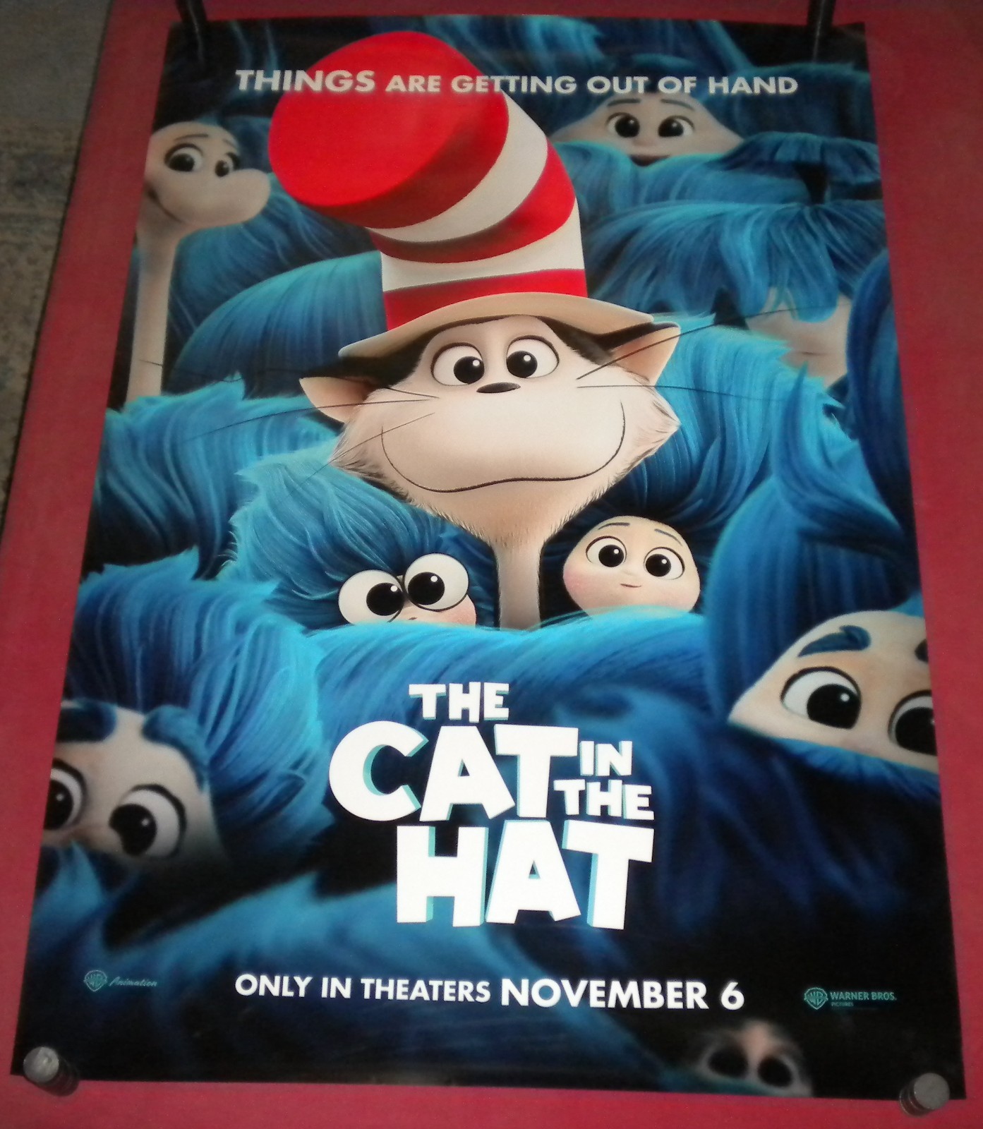 The Cat in the Hat Movie Poster 27×40 D/S Bill Hader Xochitl Gomez Matt Berry