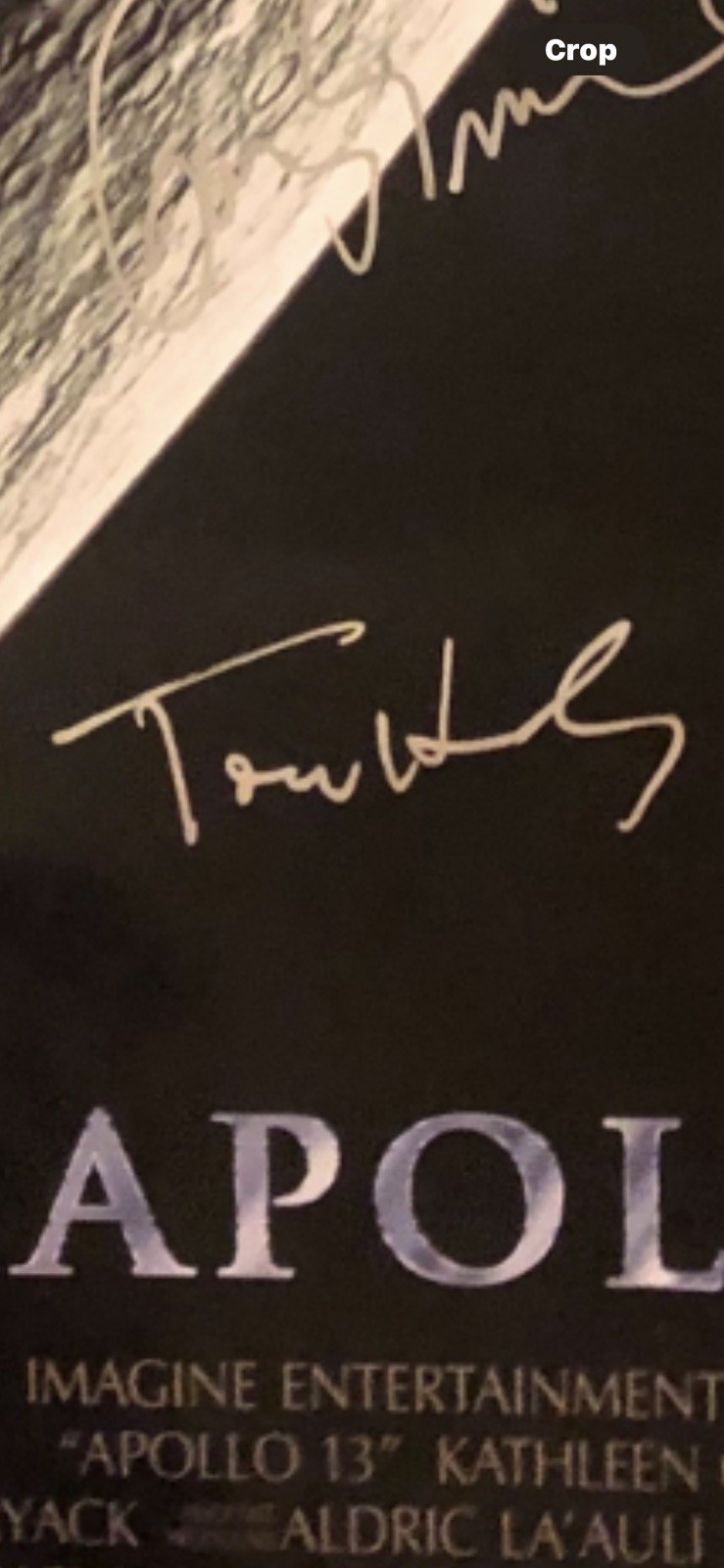 Apollo 13 poster signed by Tom Hanks Kevin Bacon Bill Paxton Ed Harris +4