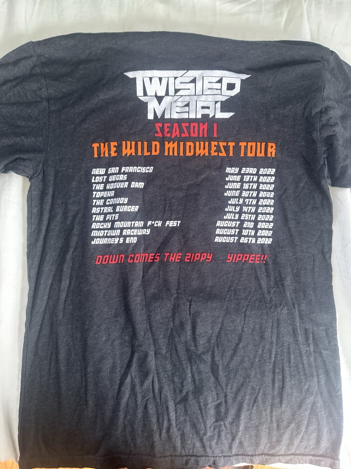 Authentic Twisted Metal Season 1 T-Shirt AND Champion wind breaker