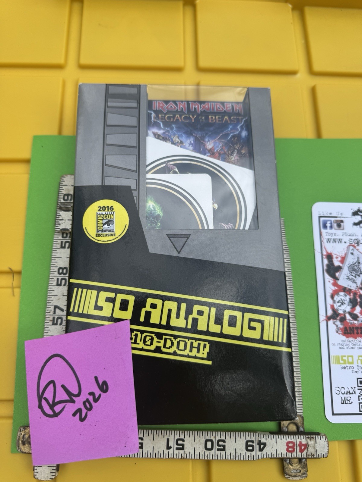 Iron Maiden Vintage 2016 Comic Con Exclusive Is Analog 10-doh