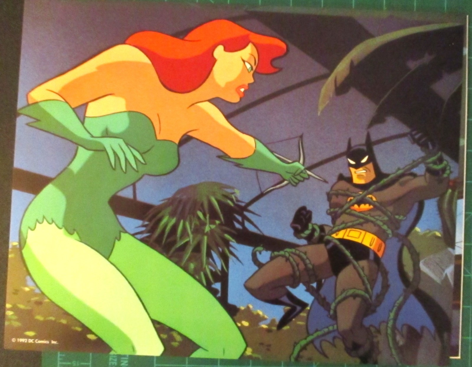 BATMAN ANIMATED SERIES TV CARDS DC COMICS SET CATWOMAN POISON IVY ROBIN MANBAT