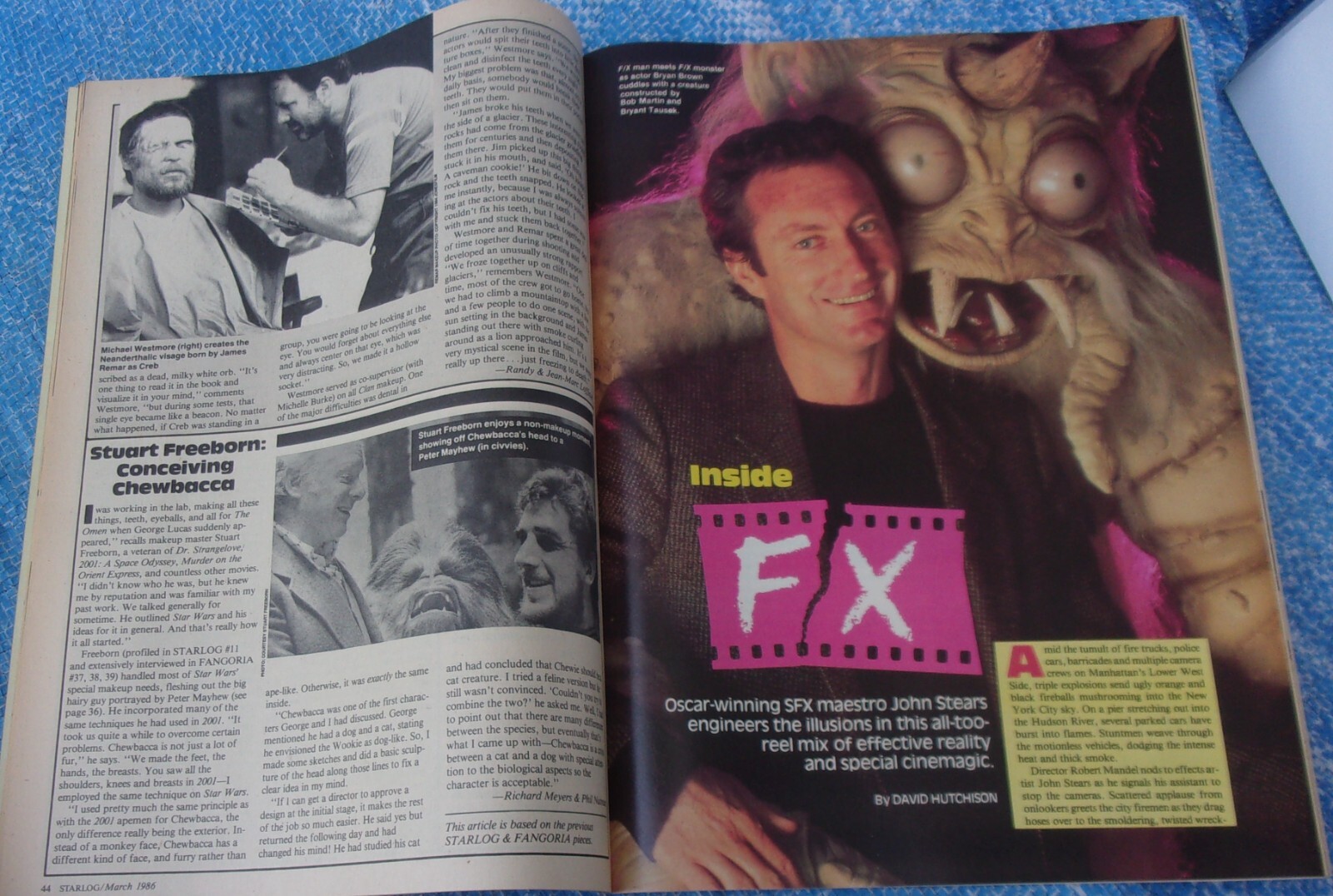 Starlog Magazine #104 1986 Star Wars Chewbacca Spider-Man The Movie Highlander