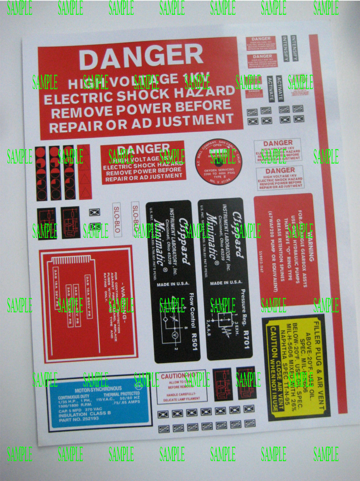 Ghostbusters Proton Pack Stickers – B3G1F
