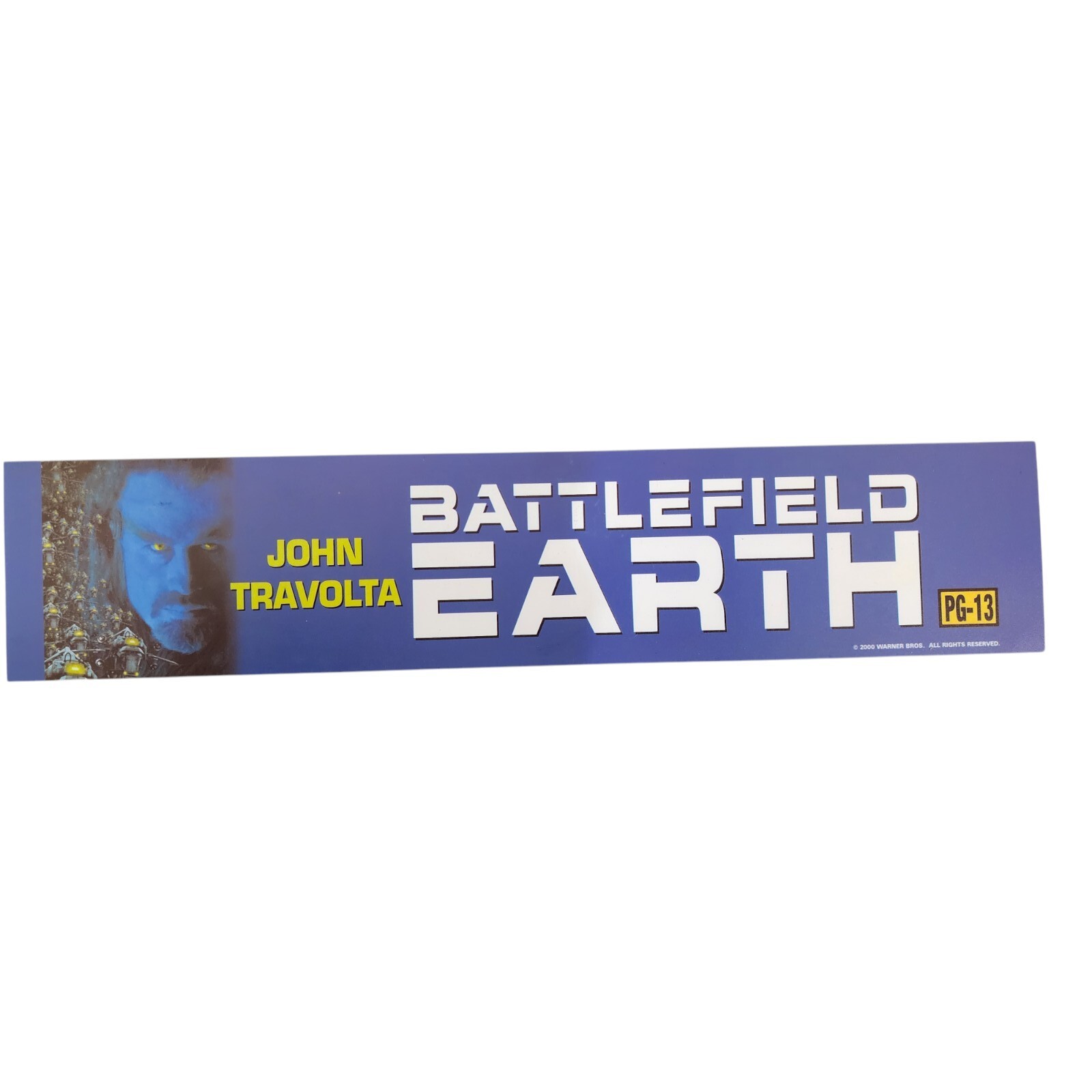 2000 Battlefield Earth John Travolta Action 11″ x 17″ Mylar Movie Marquee Sign