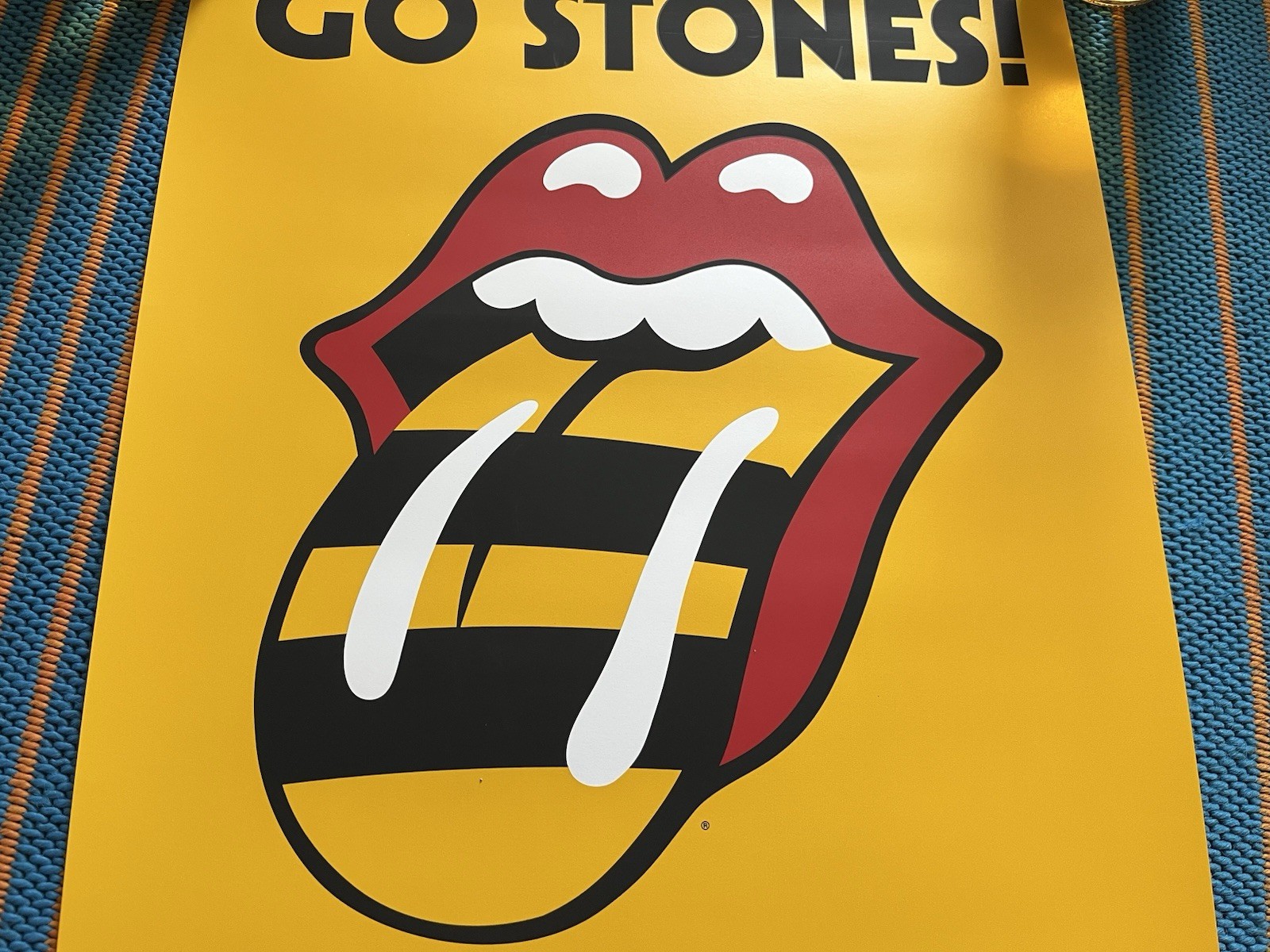 Rolling Stones Ga Tech Atlanta Zip Code 2015 Tour Lithograph Poster Georgia ACC