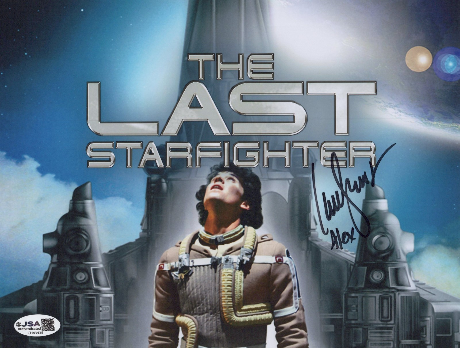 LANCE GUEST Signed THE LAST STARFIGHTER 8×10 Photo ALEX Autograph JSA COA CERT