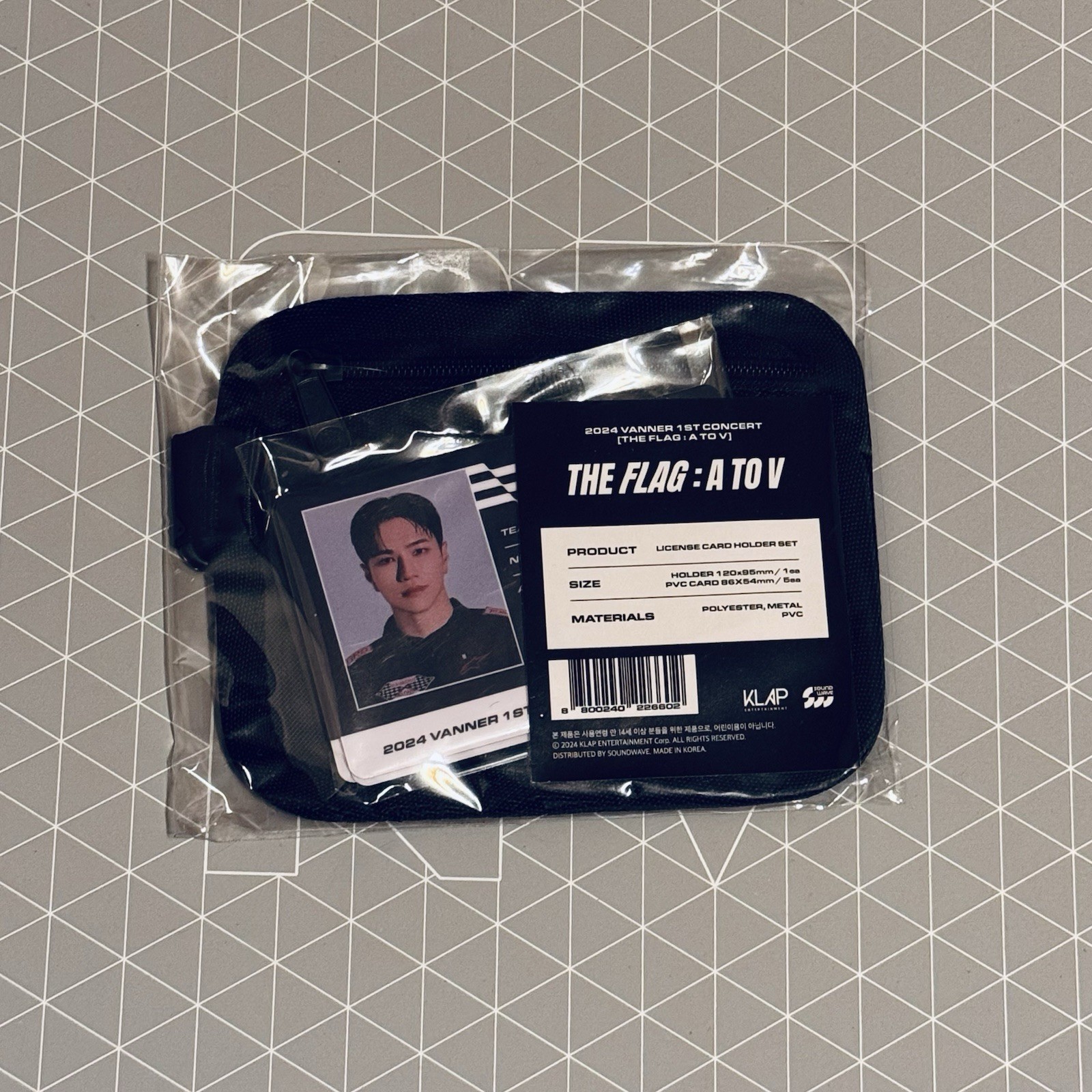 K-pop idol Vanner official goods merch / card holder set 배너 공식 굿즈 카드 홀더 세트