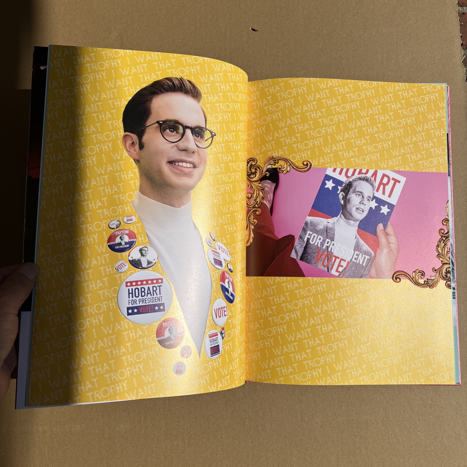 The Politician Ben Platt Jessica Lange FYC Large Hardcover Coffee Table Book