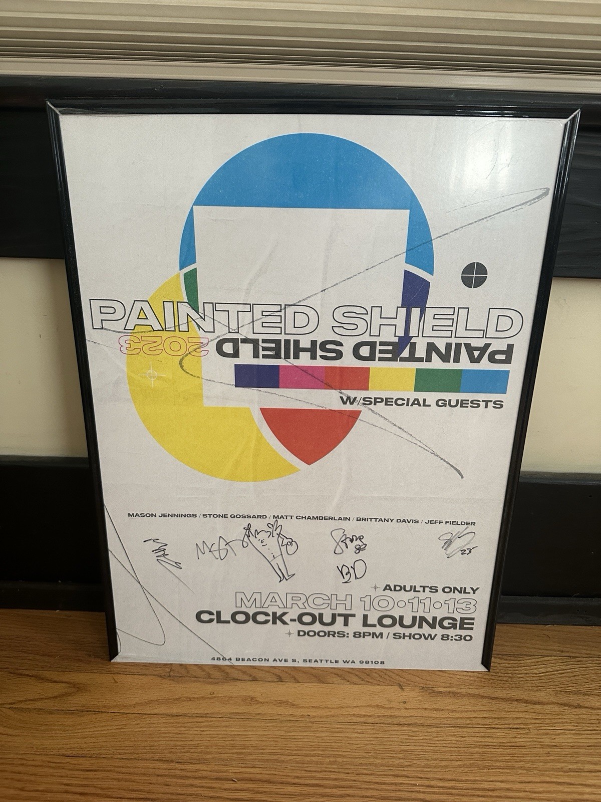 signed Painted Shield poster