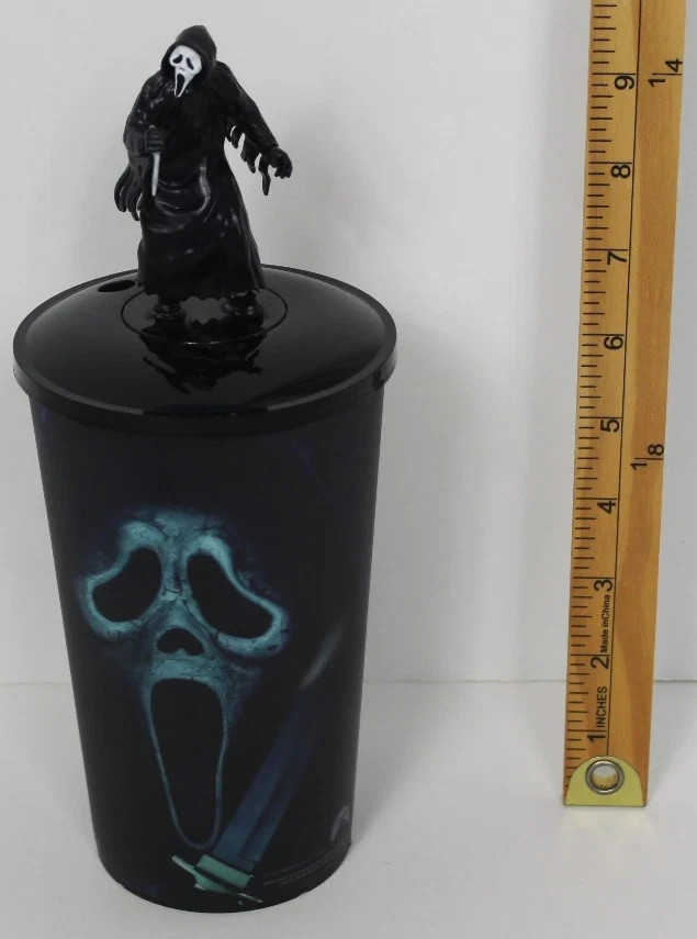 Scream VI AMC Ghostface 3D Holographic Cup with Topper Figure NEW in plastic