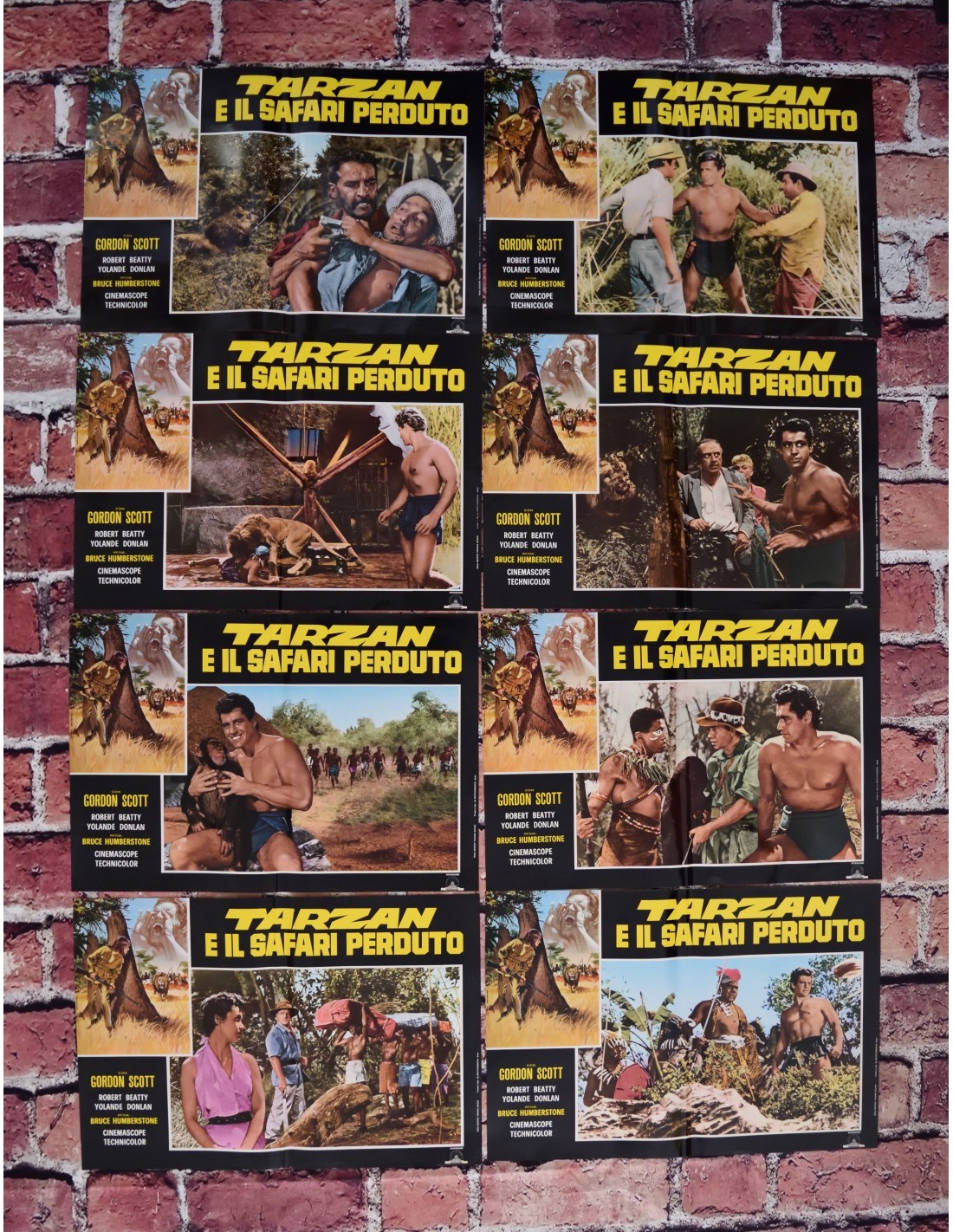 Tarzan And The Lost Safari Gordon Scott Humberstone Donlan F37