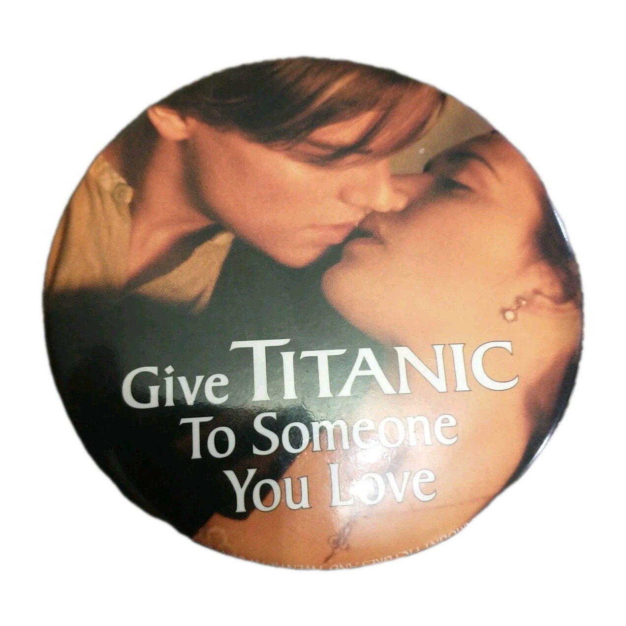 Titanic Dvd Promo Movie Badge Button Pin Pinback