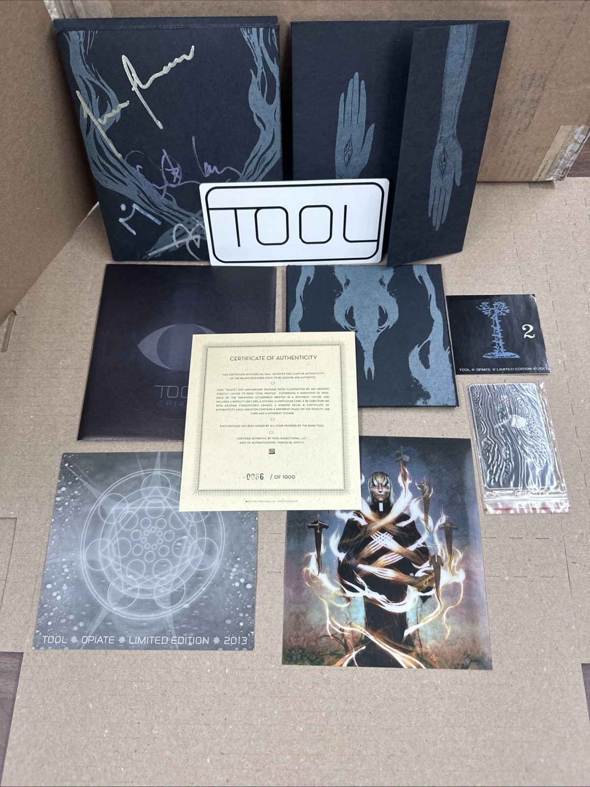 TOOL Autographed Opiate 21st Anniversary Limited Edition Variant 2 #86/1,000