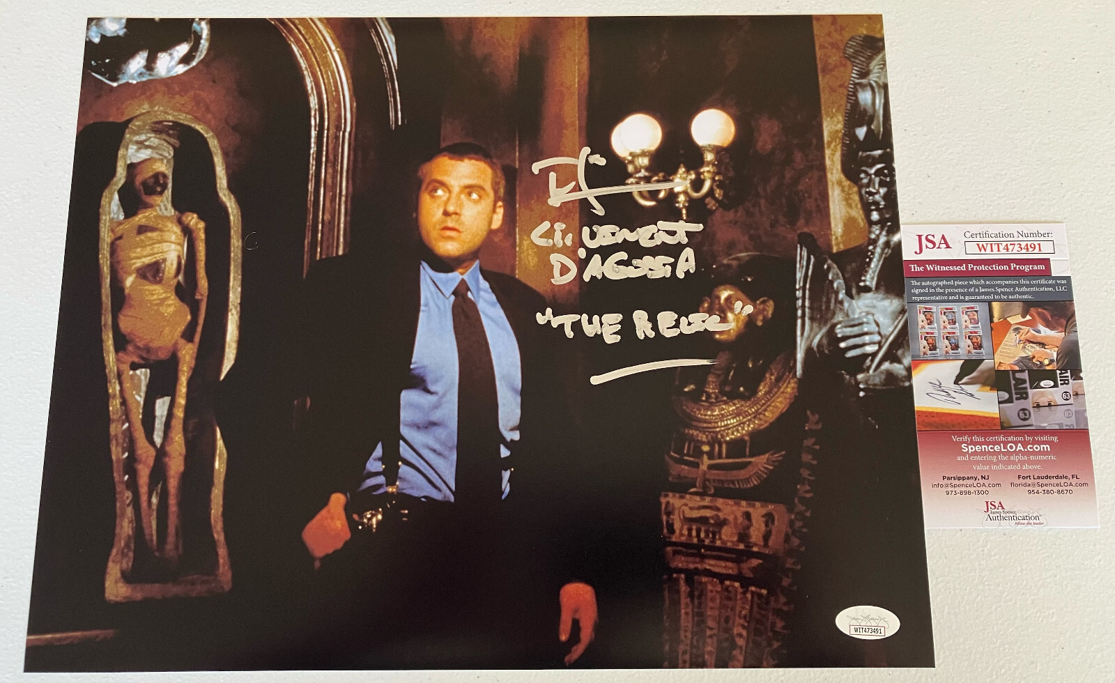 Tom Sizemore Signed 11×14 Photo Autographed, The Relic, JSA Witness COA