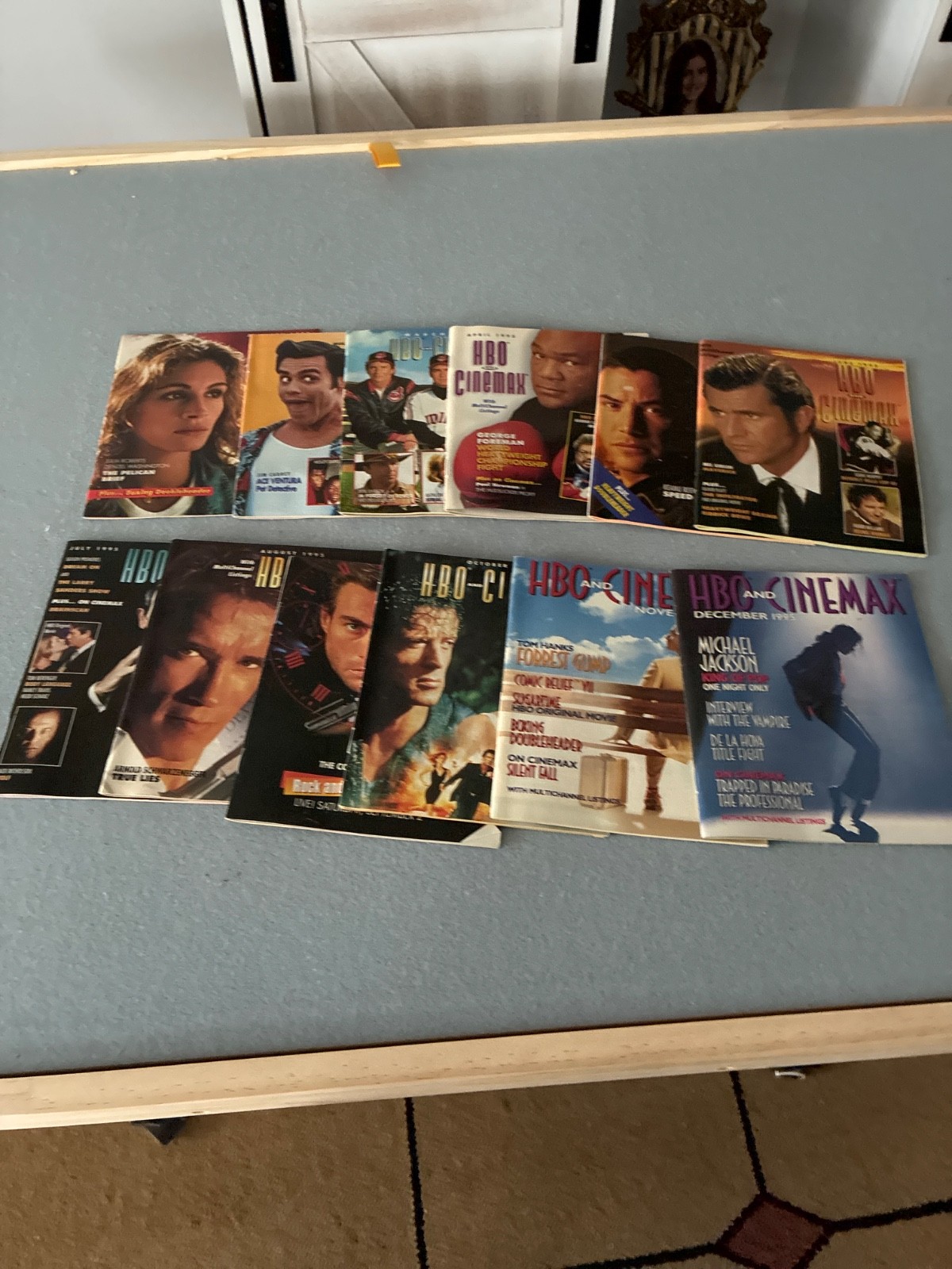 hbo and cinemax tv guides. Good condition . Also have more sets of 12 if interes