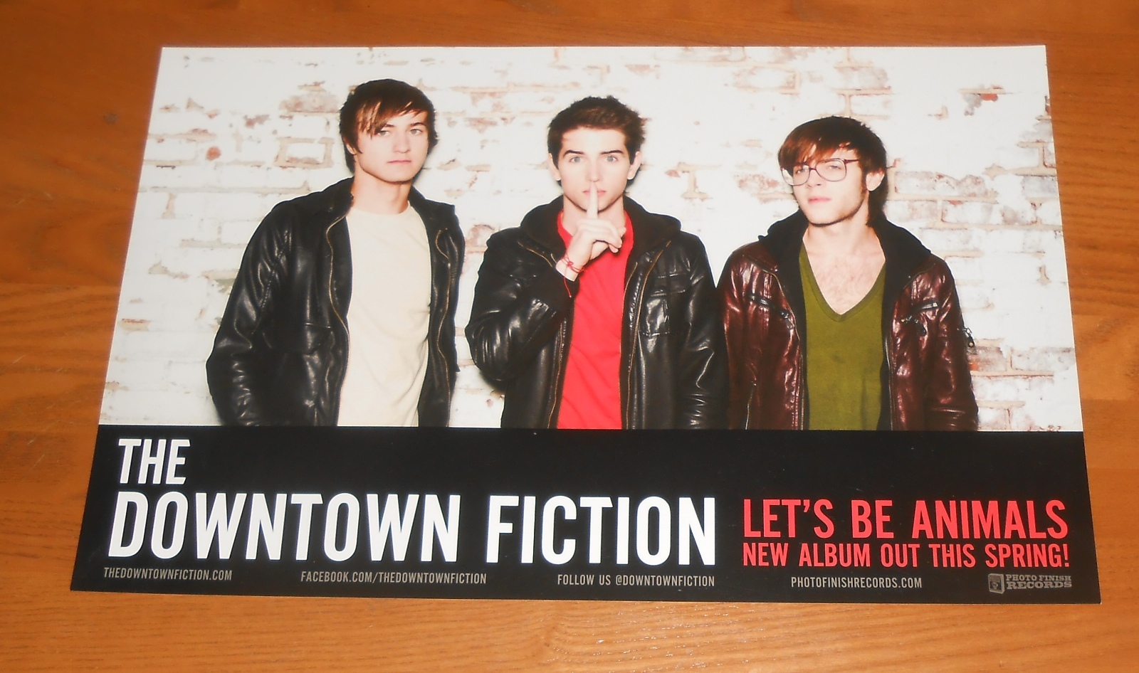 The Downtown Fiction Let’s Be Animals Poster Original Promo 17×11