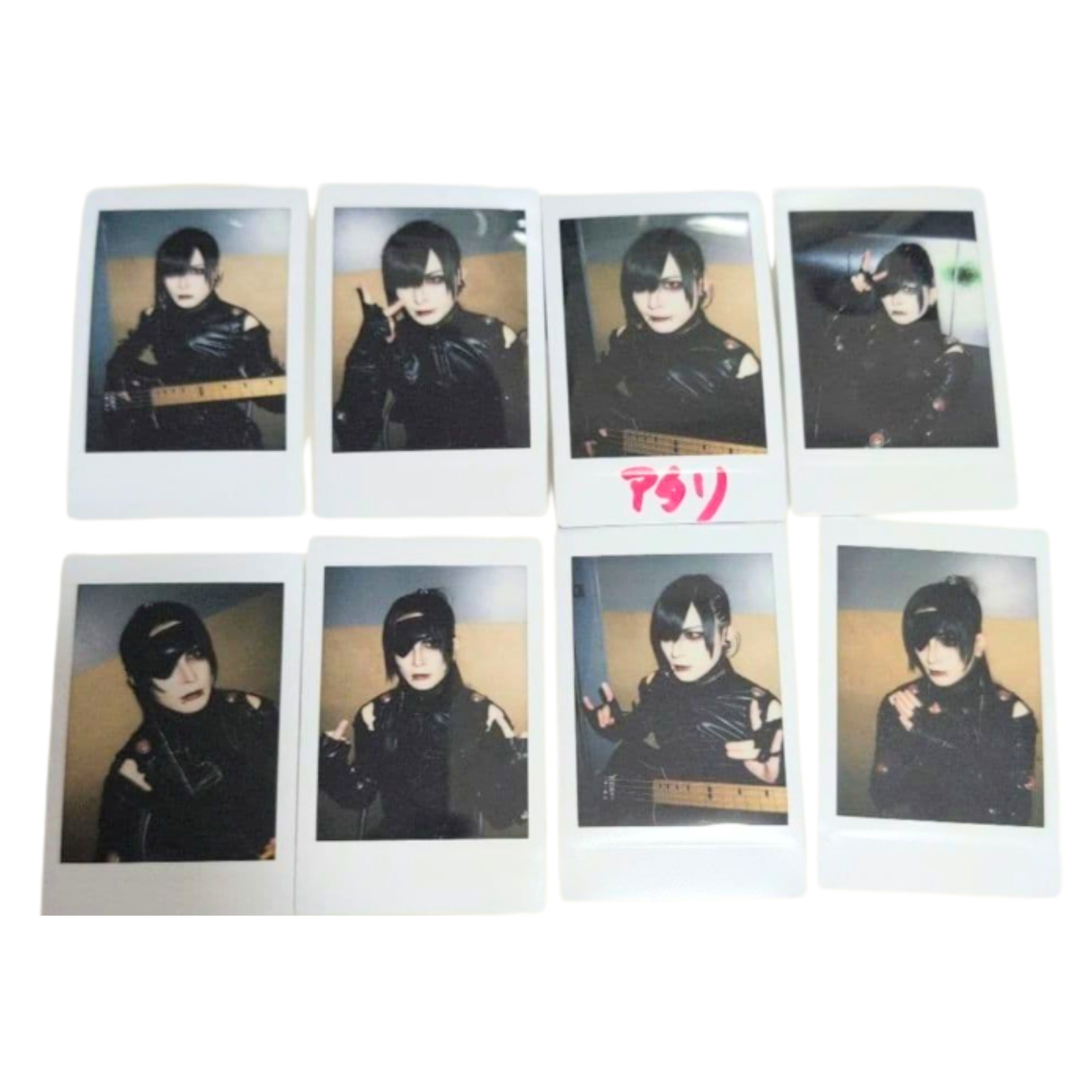 JILUKA Boogie Instax Cheki Lot of 8 Polaroid Artist Photo Visual Kei Metal