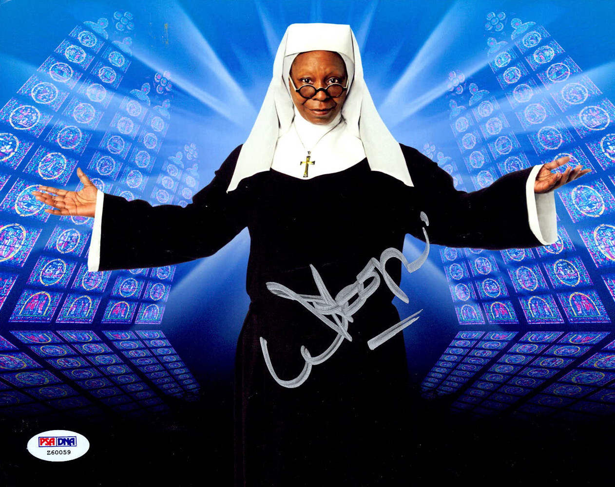 Whoopi Goldberg Signed “Sister Act” 8×10 Photo (PSA)