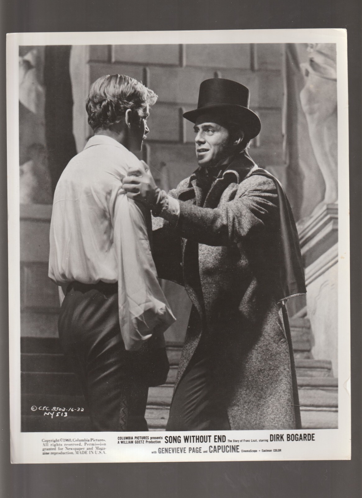 Song Without End 8 x 10 inch promo press kit photo #16-32 1960