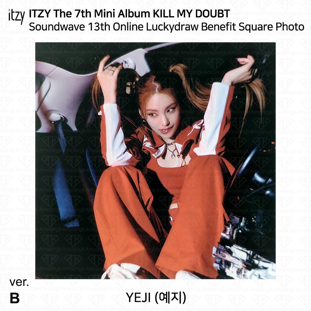 ITZY KILL MY DOUBT Soundwave 13th Online Luckydraw Photocard Square Photo KPOP