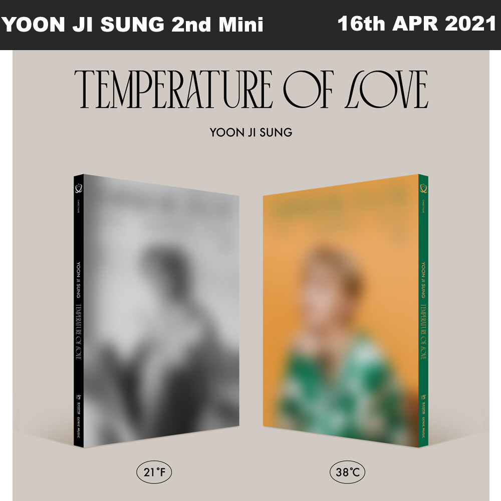 YOON JI SUNG Temperature of Love 2nd Mini Album CD+Booklet+PhotoCard+Etc+Track#