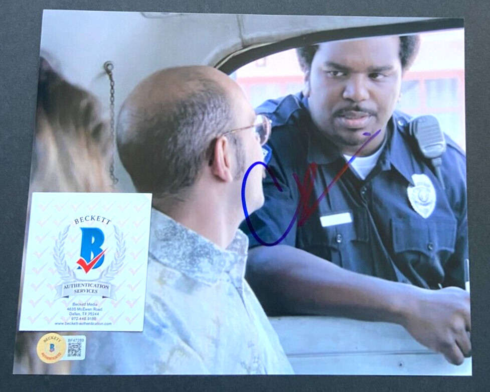 CRAIG ROBINSON SIGNED 8X10 PHOTO THE OFFICE DARRYL PHILBIN THIS IS END BAS !