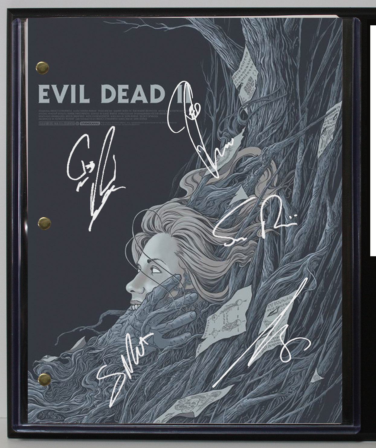 EVIL DEAD 2 LTD EDITION REPRODUCTION MOVIE SCRIPT CINEMA DISPLAY “C3”