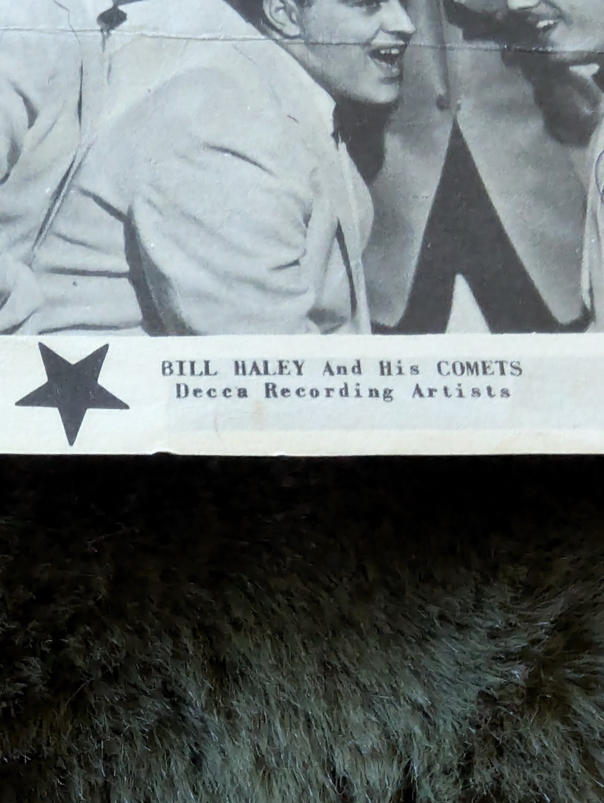 Bill Haley and His Comets Autographed Photo Post Card Hand Signed By Band Decca