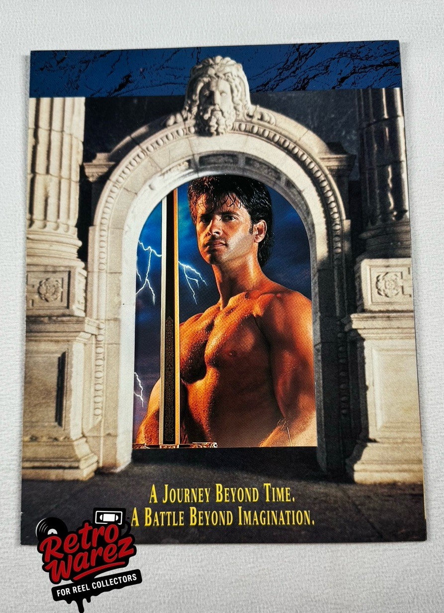 The Swordsman 1992 VHS Movie Promo Press Kit Display Poster Lorenzo Lamas
