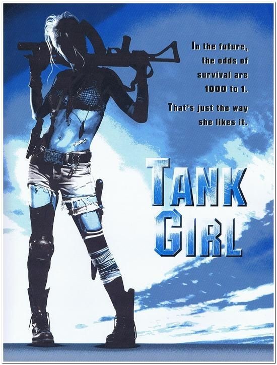 TANK GIRL -1995- Original press kit with 2 Photos – LORI PETTY, NAOMI WATTS – a