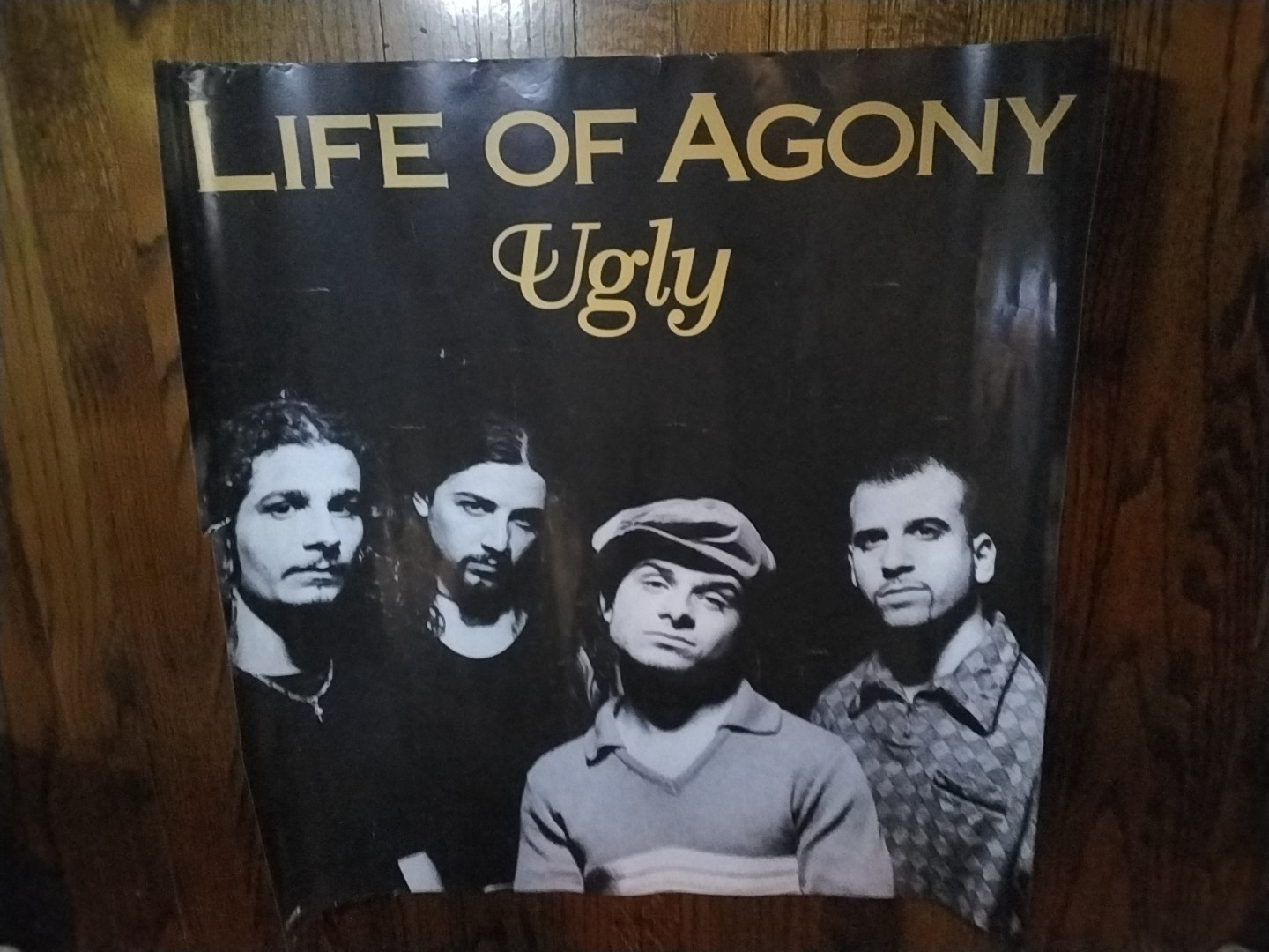 RARE LIFE OF AGONY UGLY 24×24 PROMO POSTER INDIE HEAVY POST GRUNGE THRASH METAL