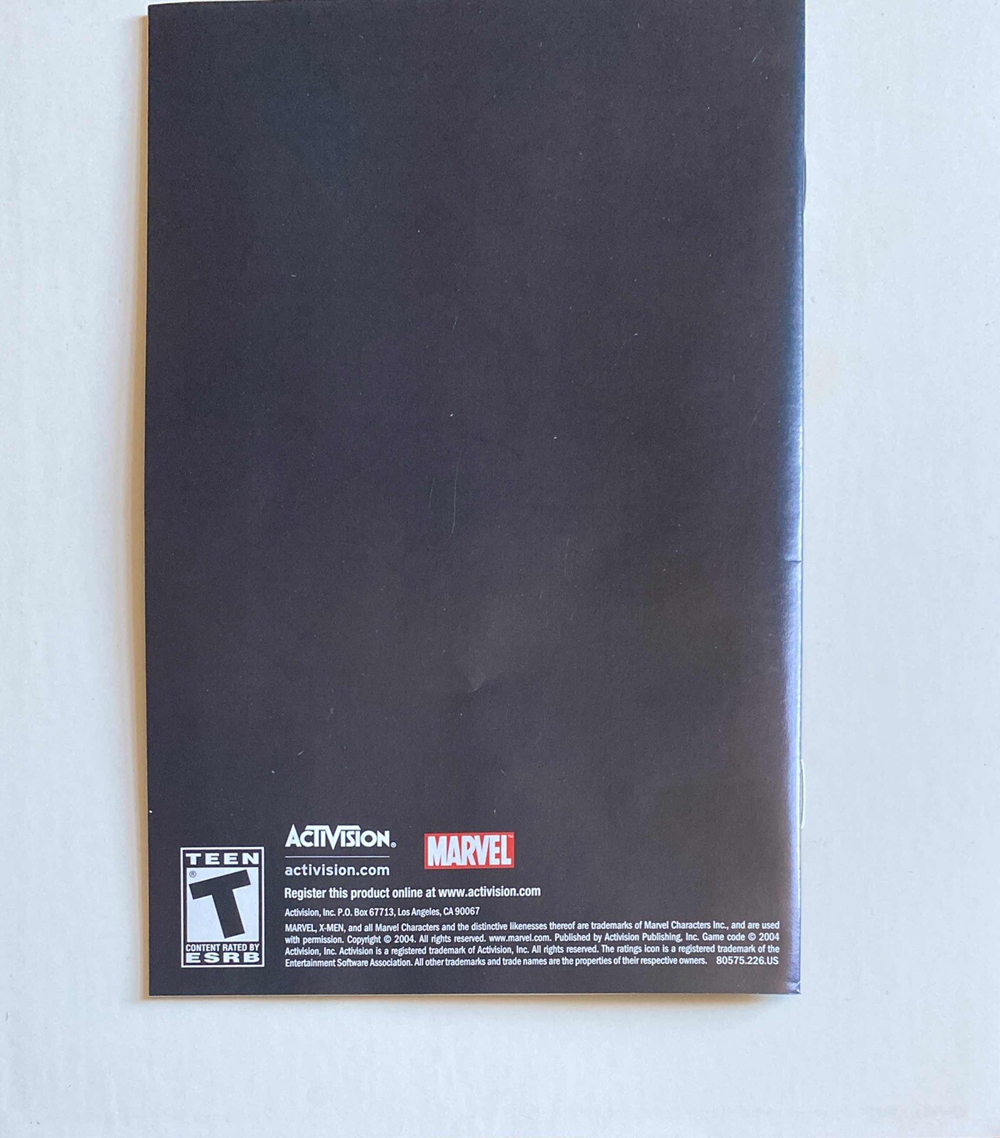 X-Men Legends (Microsoft Xbox 2004)- Marvel Video Game