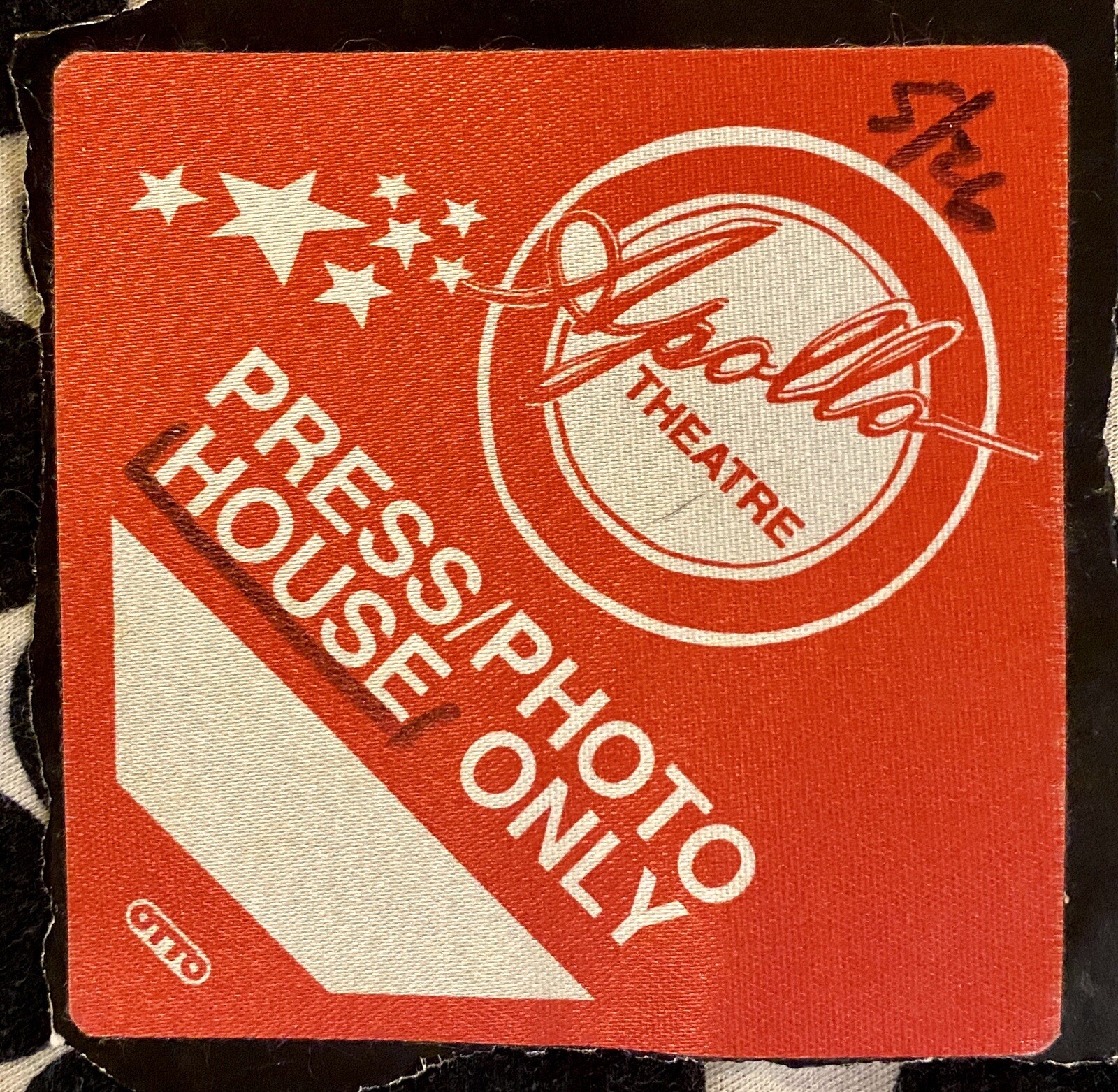 APOLLO THEATRE – MAY 26TH (NOT SURE OF WHICH EVENT) – PRESS/PHOTO PASS