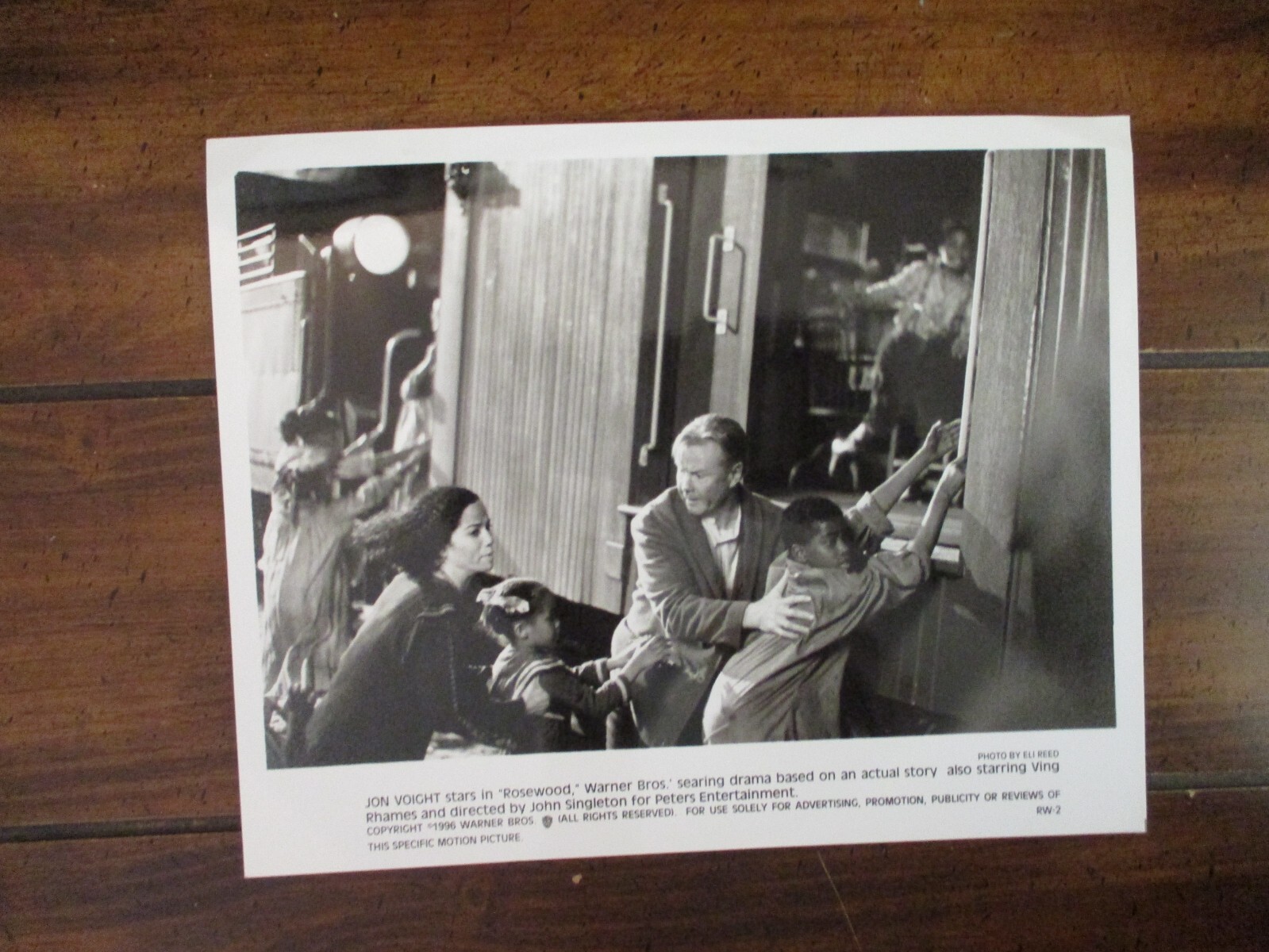 ROSEWOOD(Jon Voight/John Singleton/Ving Rhames) B & W 10 x 8 1996 Press Photo