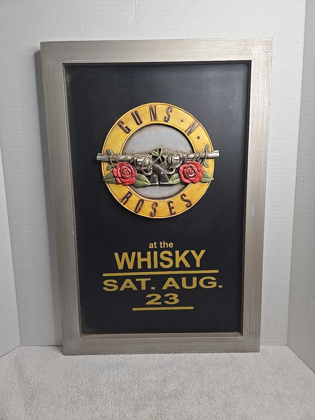 Guns N’ Roses at the Whisky Wooden 3D Wall Art Memorabilia by Bravado 19.25″x13″