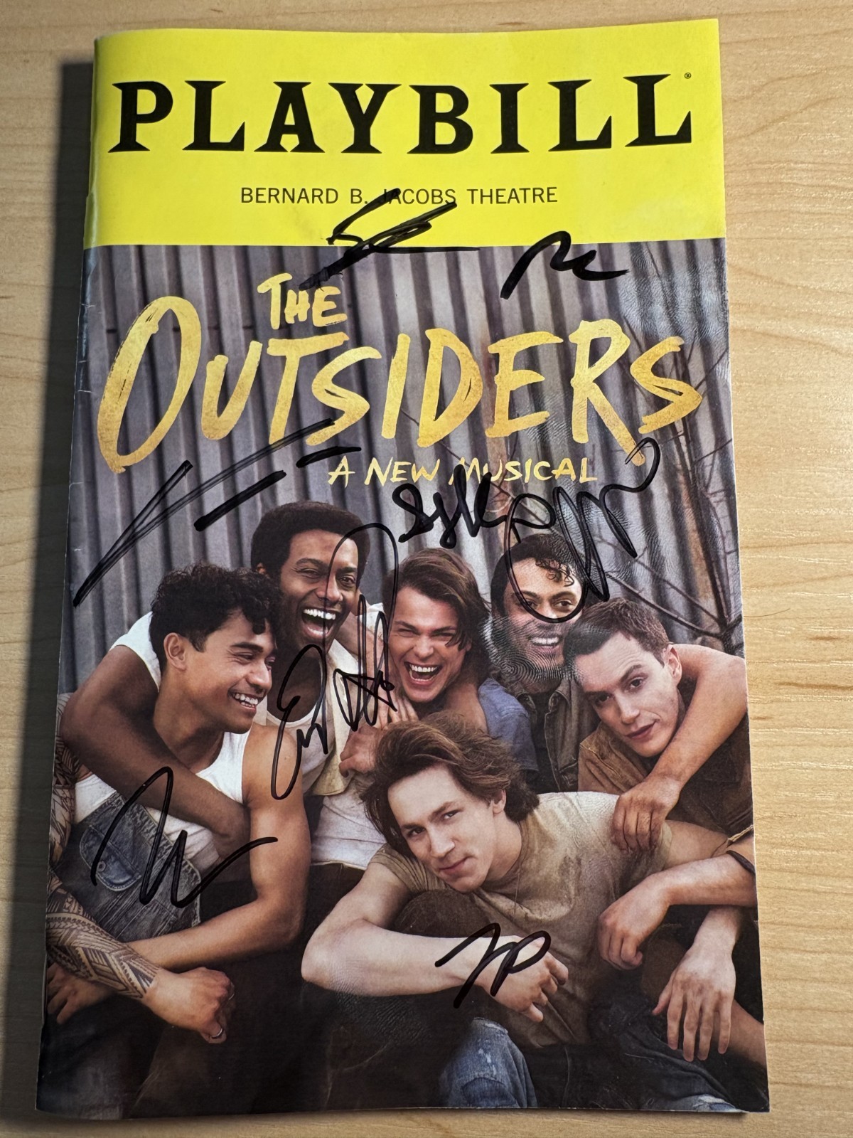 Broadway Play Oustiders Signed