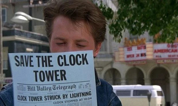 Back To The Future Save The Clock Tower Flier Set 3 Prop/Replicas
