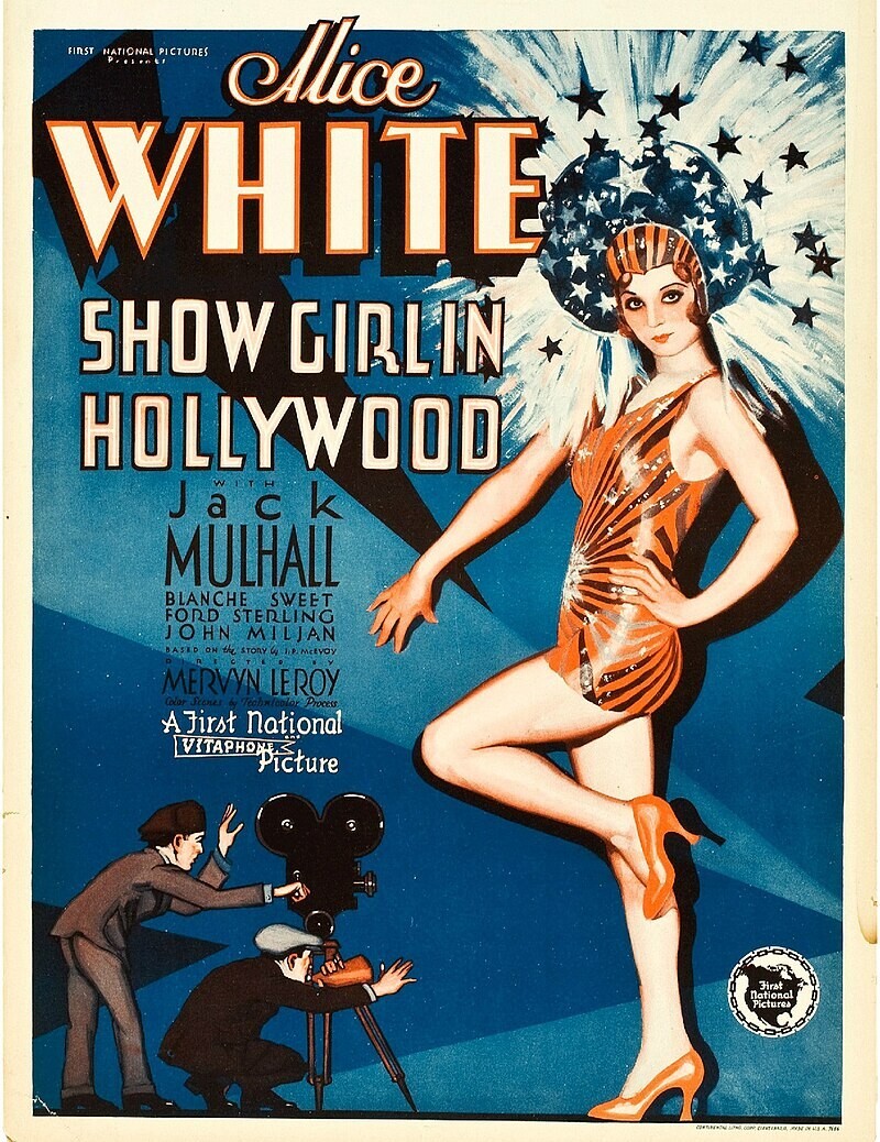 ALICE WHITE Showgirl in Hollywood – Movie Poster Image – 5 x 7 in Photo Print