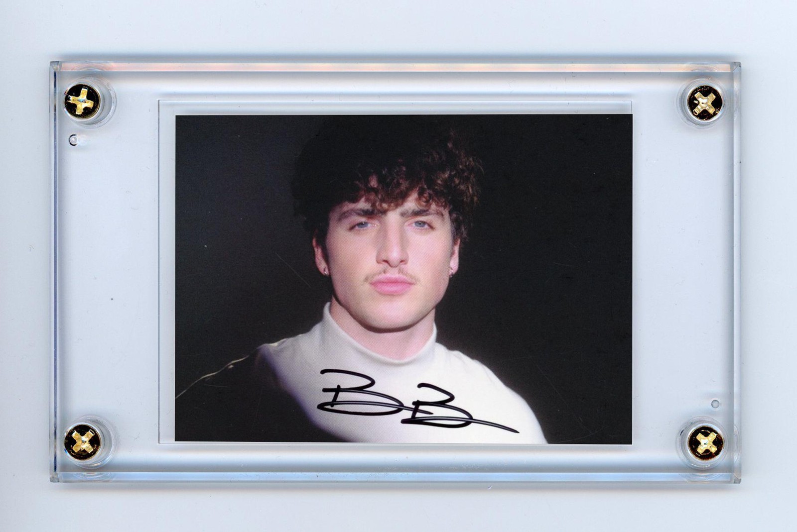 Benson Boone Autographed Trading Card Sized Signed Cut ACOA