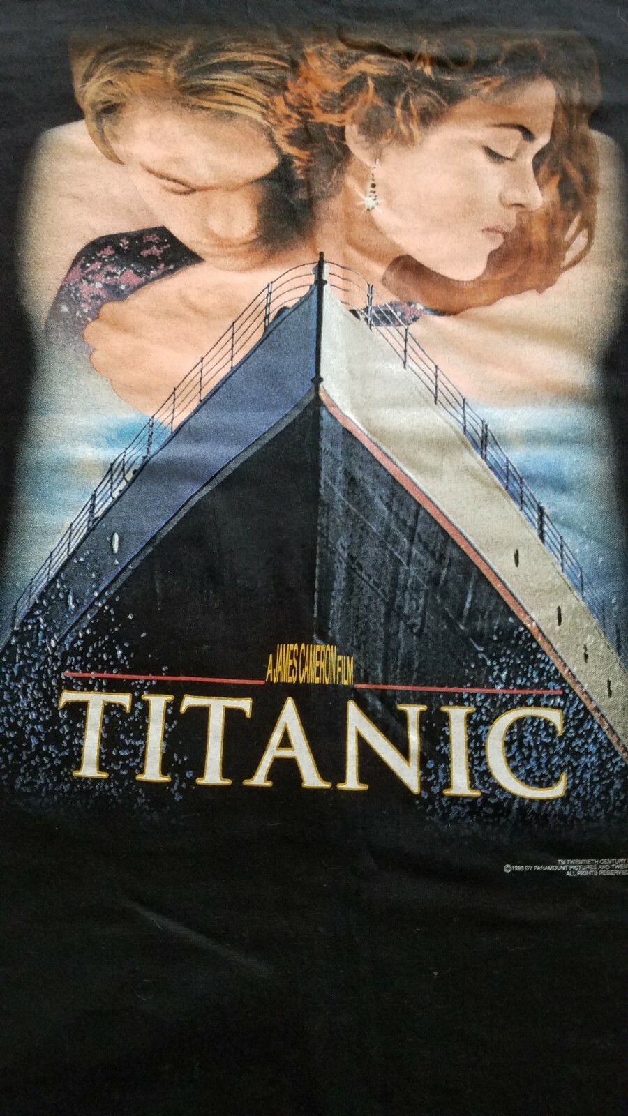 Titanic Movie Promo T Shirt Medium 1998