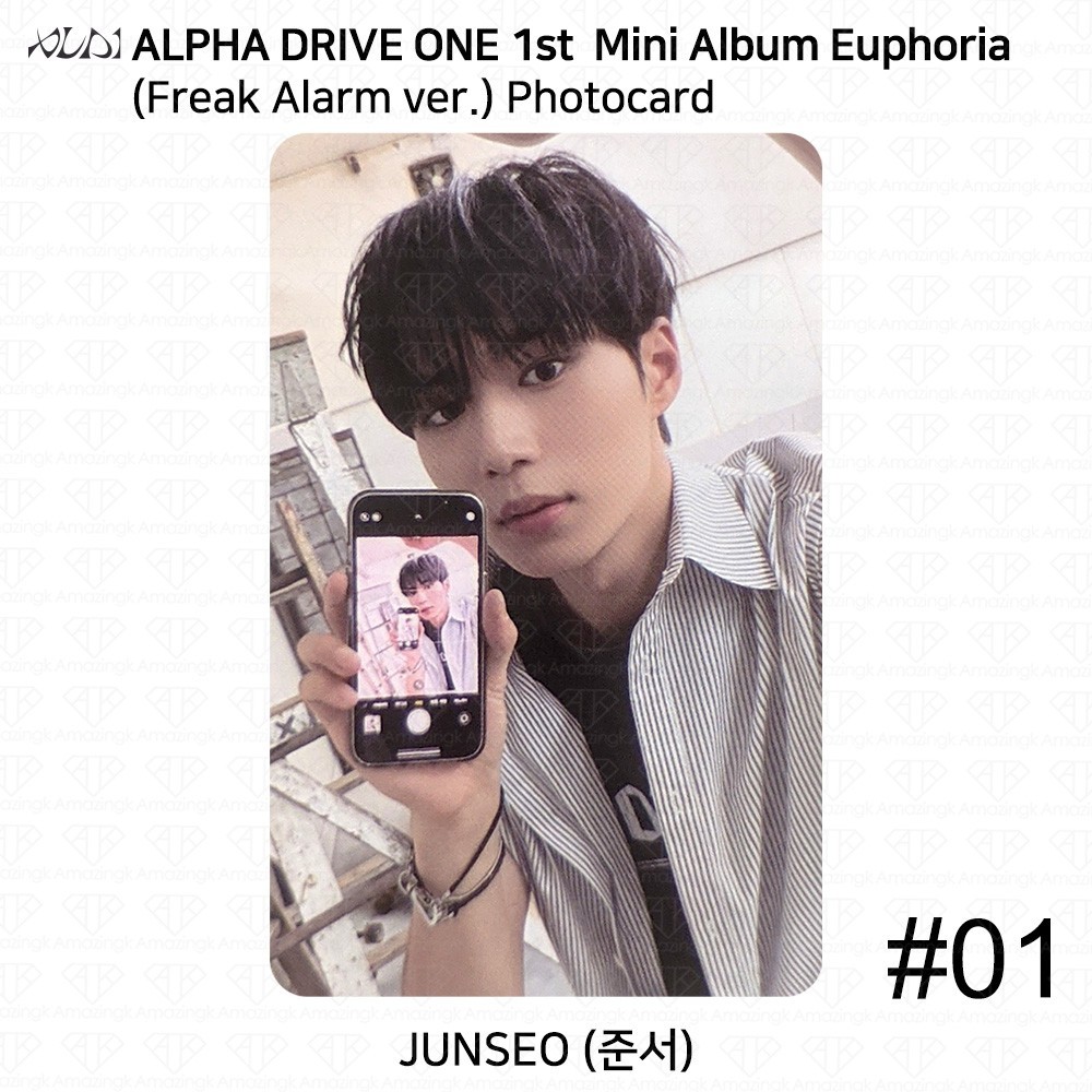 ALD1 Alpha Drive One 1st Mini Album Euphoria Freak Alarm ver. Photocard Postcard