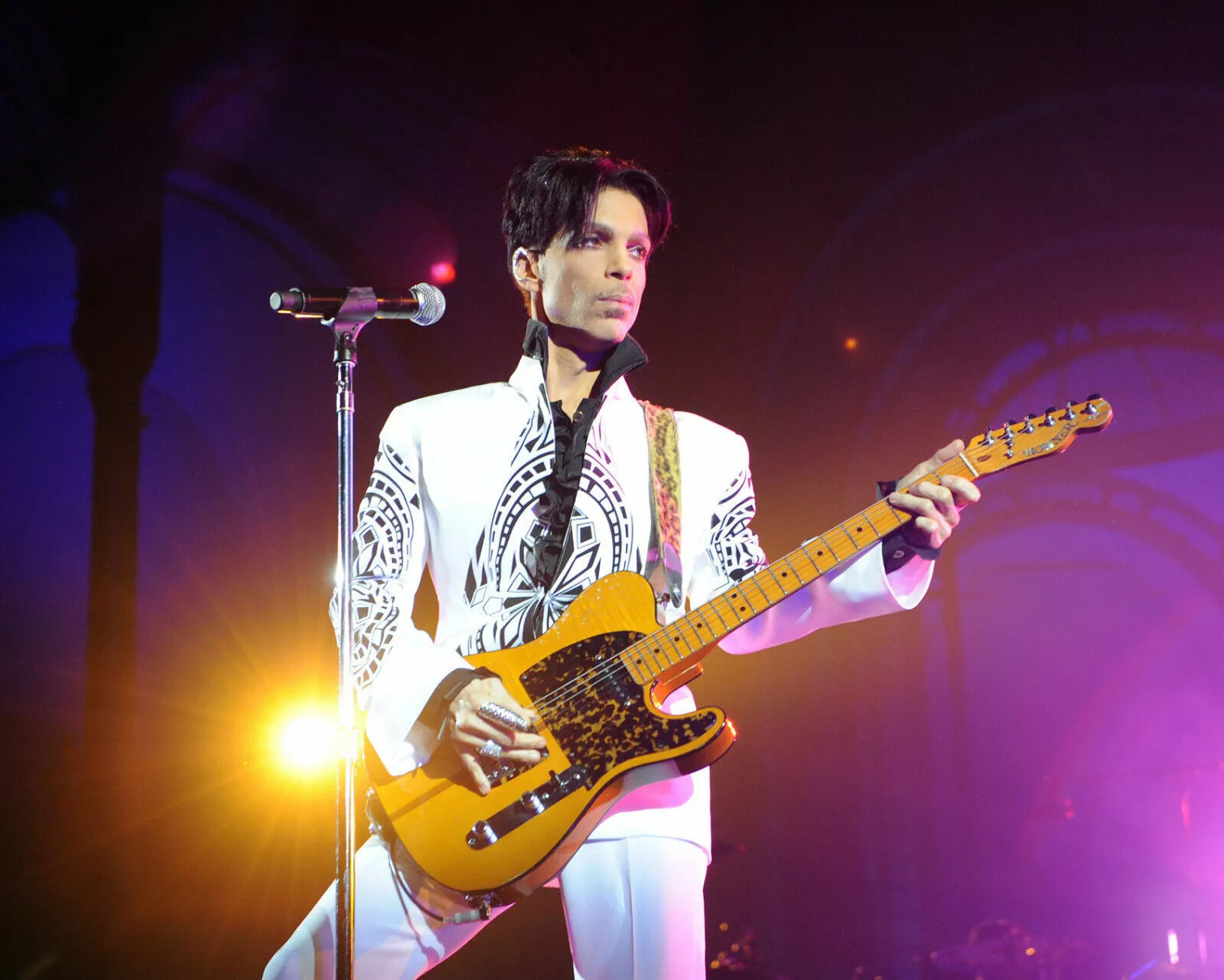 Prince Yellow Cloud Guitar 4×6 Picture Celebrity Print