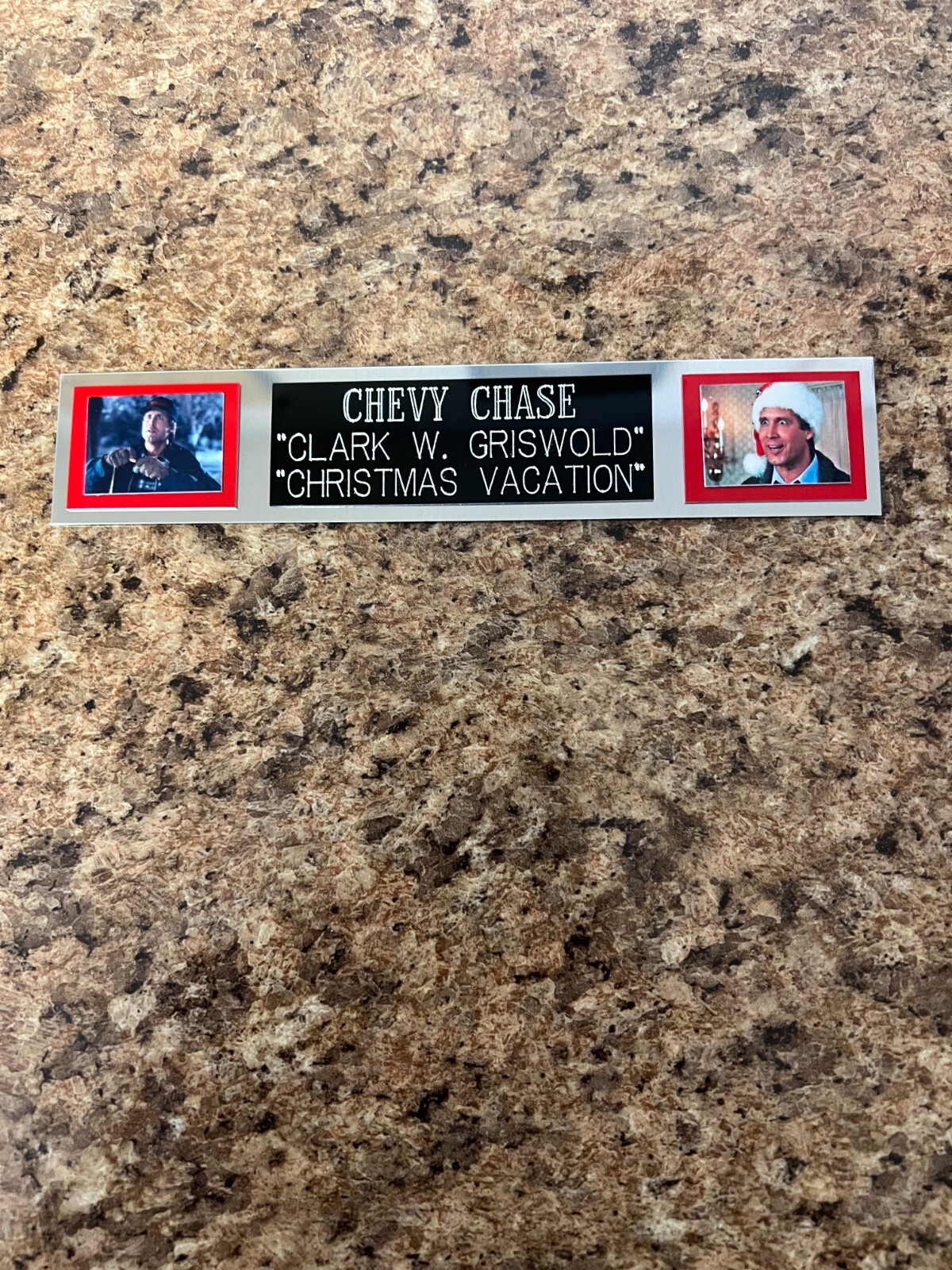 CHEVY CHASE (CHRISTMAS VACATION) NAMEPLATE FOR SIGNED PHOTO/MEMORABILIA