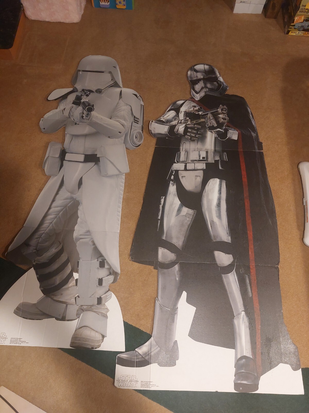CAPTAIN PHASMA SNOWTROOPER Star Wars VII Force Awakens CARDBOARD CUTOUT Standup