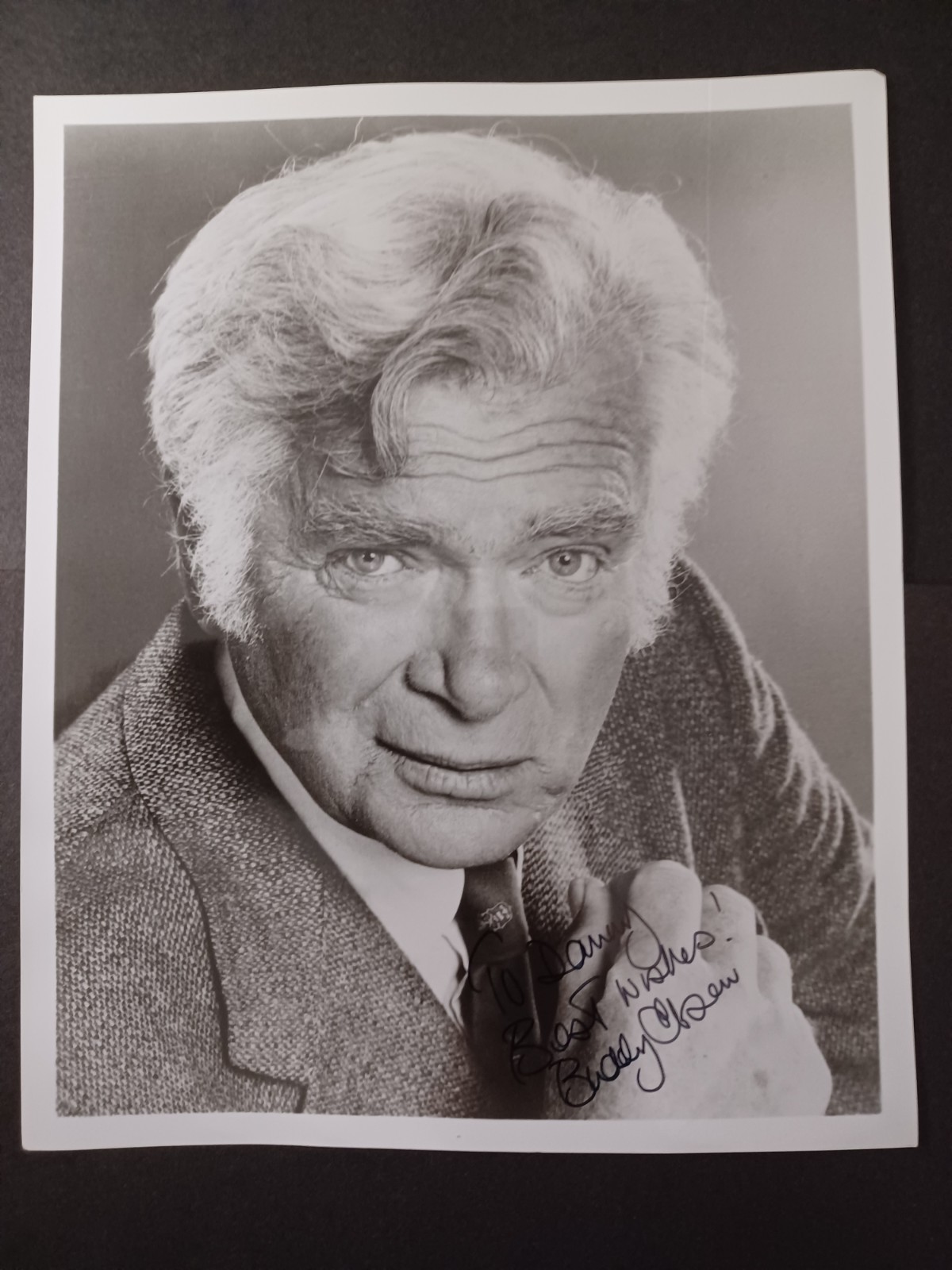 Buddy Ebsen (d. 2003) Signed 8×10 Photo – Beverly Hillbillies, Barnaby Jones